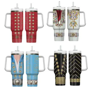 EVL Performance Costumes Collection Tumbler 40oz 20oz with Handle, Insulated Travel Mug, Gift for Fans