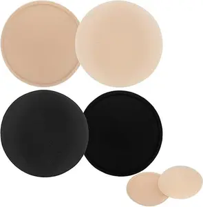 Round Bra Inserts Pads,Removable and Washable Bra Cups Inserts Push Up Breast Inserts Sew in Bra Cups for Women for Bikinis Top Swimsuit Sport Bra(2 Pairs)