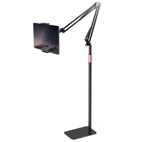 [Holiday Haul] 360-Degree Rotating Tablet & Phone Stand, Adjustable Bedside Mount with Flexible Spiral Base, 69 Inches Height Cellphone Clip Perfect Gooseneck Phone holder for Tablets and Smartphones #TikTokShopDealsforYouDays