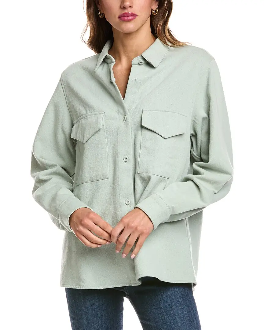 Officine Generale Bonnia Wool-Blend Overshirt