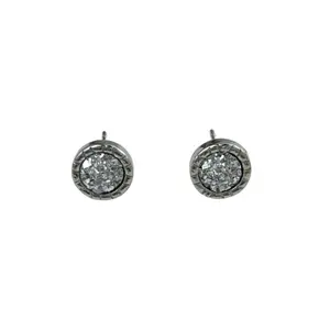 CZ Cubic Zirconia Stud Earrings for Men Women
