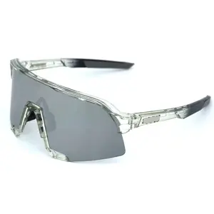 100% cycling glasses S3 large frame sports glasses three piece bicycle glasses set 2025 new model without hair clip graduation gift