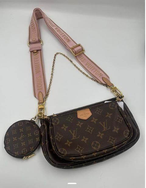 Pre-owned Louis Vuitton coated canvas Crossbody Bags MULTI POCHETTE ACCESSOIRES bag