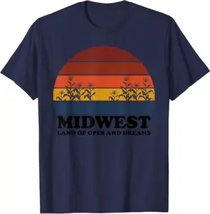 Midwest Land Of Opes And Dreams Apparel T-Shirt