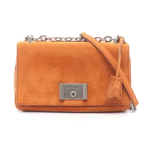 Pre-owned PRADA Suede Shoulder Bags SCAMOSCIATO Shoulder Bag