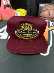 Rhude Trophy Series Hat Maroon MSRP: $192