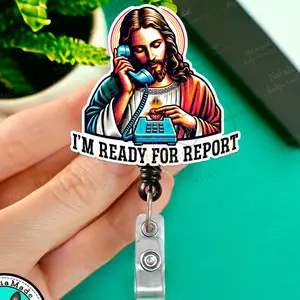 Ready For Report Retractable Badge Reel