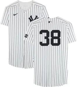 Devin Williams New York Yankees Game-Used #38 White Pinstripe Jersey vs. Chicago Cubs on July 13, 2025 - Fanatics Authentic Certified