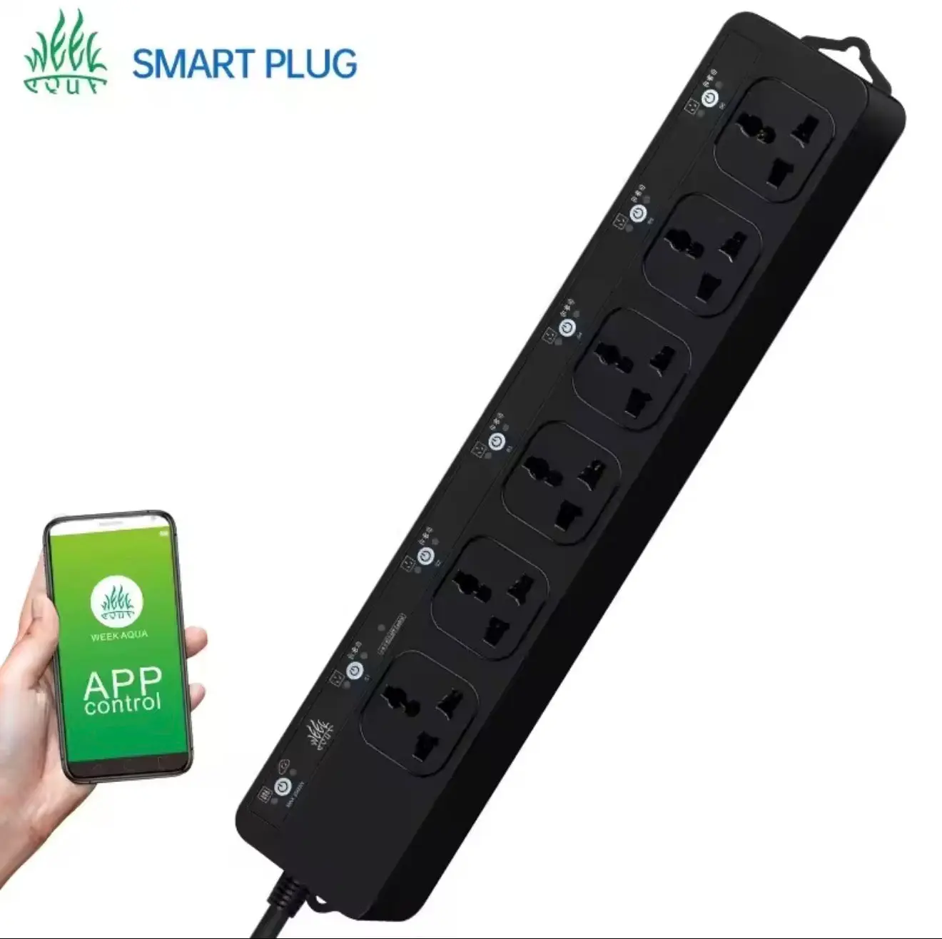 Week Aqua Bluetooth Smart Plug - App Controll