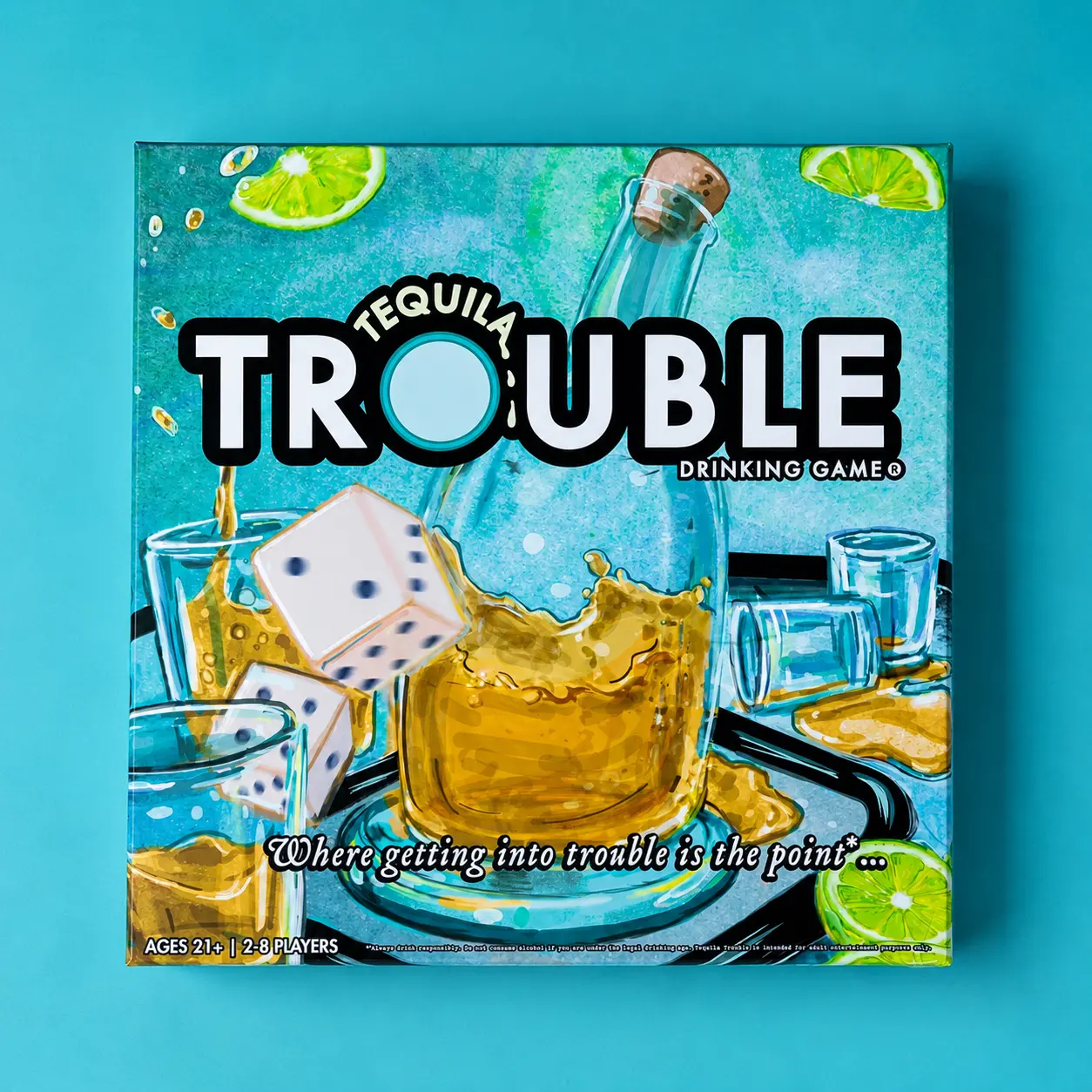 TEQUILA TROUBLE DRINKING GAME (Factory Sealed)