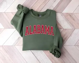 University of Alabama Sweatshirt, Bama Crewneck, Roll Tide Sweater, Alabama Football Crewneck, College Game Day Apparel, Varsity Crewneck