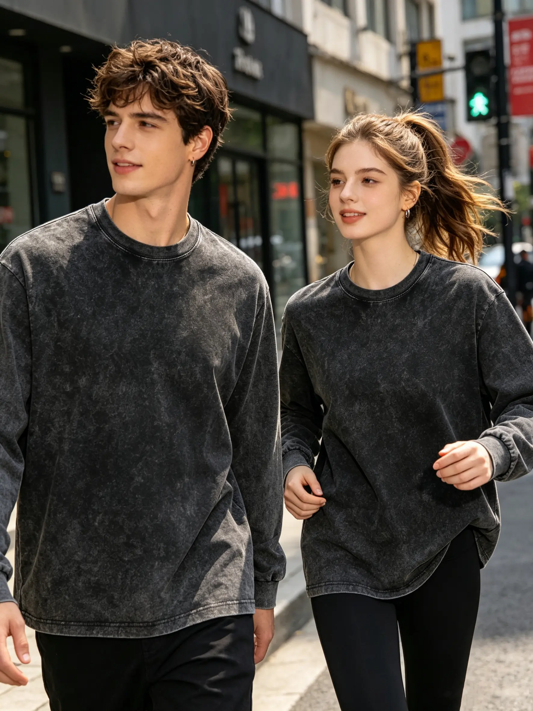 2-PACK Distressed Pure Cotton Long T-Shirt | Comes with a story, even more characterful