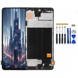 OLED/INCELL for Samsung Galaxy A51 A515 Screen Replacement with Frame 6.5 Inch LCD Display Digitizer for Samsung A51 A515U A515F A515FN/DS Screen Replacement Touch Screen Assembly with Repair Tools