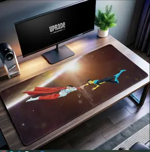 Omni-Man vs. Invincible Epic Showdown Desk Mat - Large Space Battle Mouse Pad