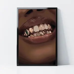 Black Woman Wall Art, Black Girl Wall Art, Black Girl Art, Black Poster Art, Trend Art, Black Woman Art, Black Girl Poster, Room Decor, Unframed – 5 Size, 8x12 to 27x40 inch