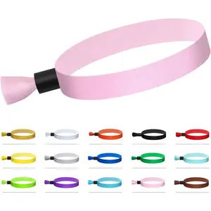 100 count Cloth Event Wristband, Disposable Wristbands for Events, Colored Wristbands Events,for Lightweight Concert,Club Entrance Wrist Strap Party Wristband Event (Color : )