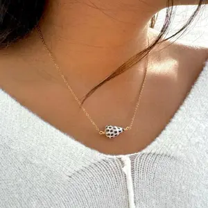 Gold Hebrew Cone Shell Necklace