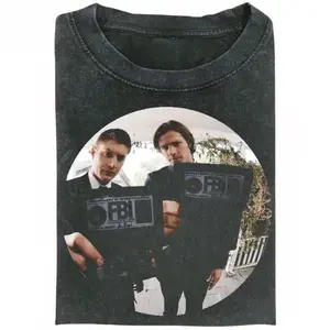 Supernatural Vintage Shirt: Funny Meme Graphic Tee with Retro 90s Movie Vibes, Pigment Dyed Comfort Colors T-Shirt, Faded Heavyweight Unisex Tee, Oversized Relaxed Fit for Men and Women, Y2K Aesthetic Casual Streetwear Essential