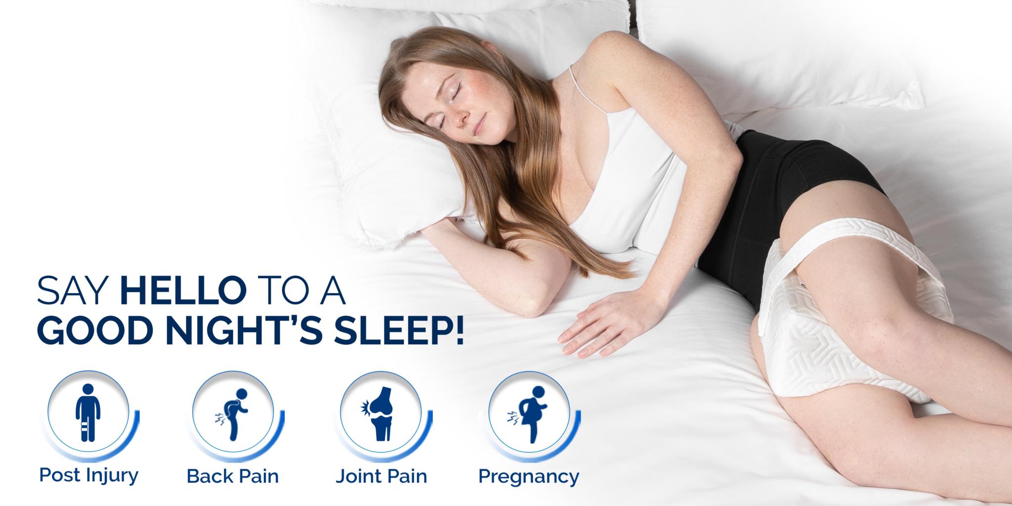 ComfiLife | Orthopedic Knee and Leg Pillow for Side Sleepers Sleeping - 100% Memory Foam for Back Pain, Hip Pain Relief