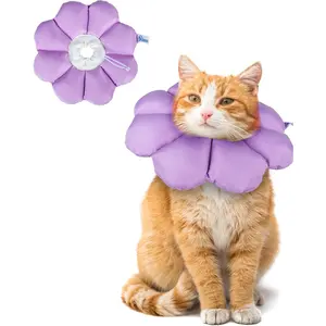 Cat Cone Collar Soft, Waterproof Cat Recovery Collar, Adjustable Soft Cone for Cats After Surgery