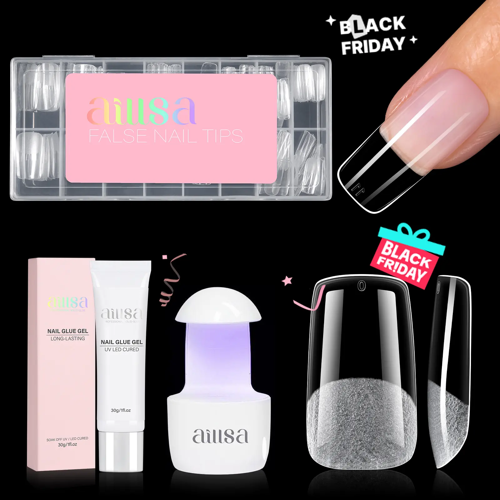 Pre-Etched L-Square Nail Set (120pcs)