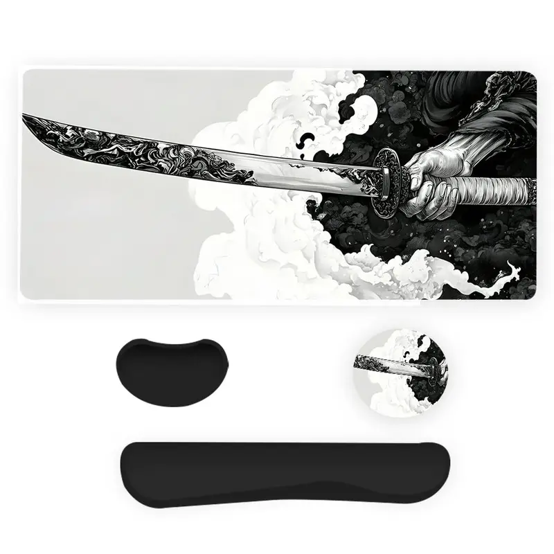 Japanese katana pattern mouse pad - TikTok Shop