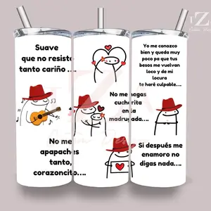 Coqueta  20oz Tumbler - suave que no resisto tanto cariño, Sublimation method