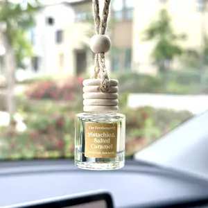 cute design Pistachio & Salted Caramel Car Air Freshener Hanging Car Diffuser Frangrance Freshener Made in USA Last 60 days car  accessories  fresh