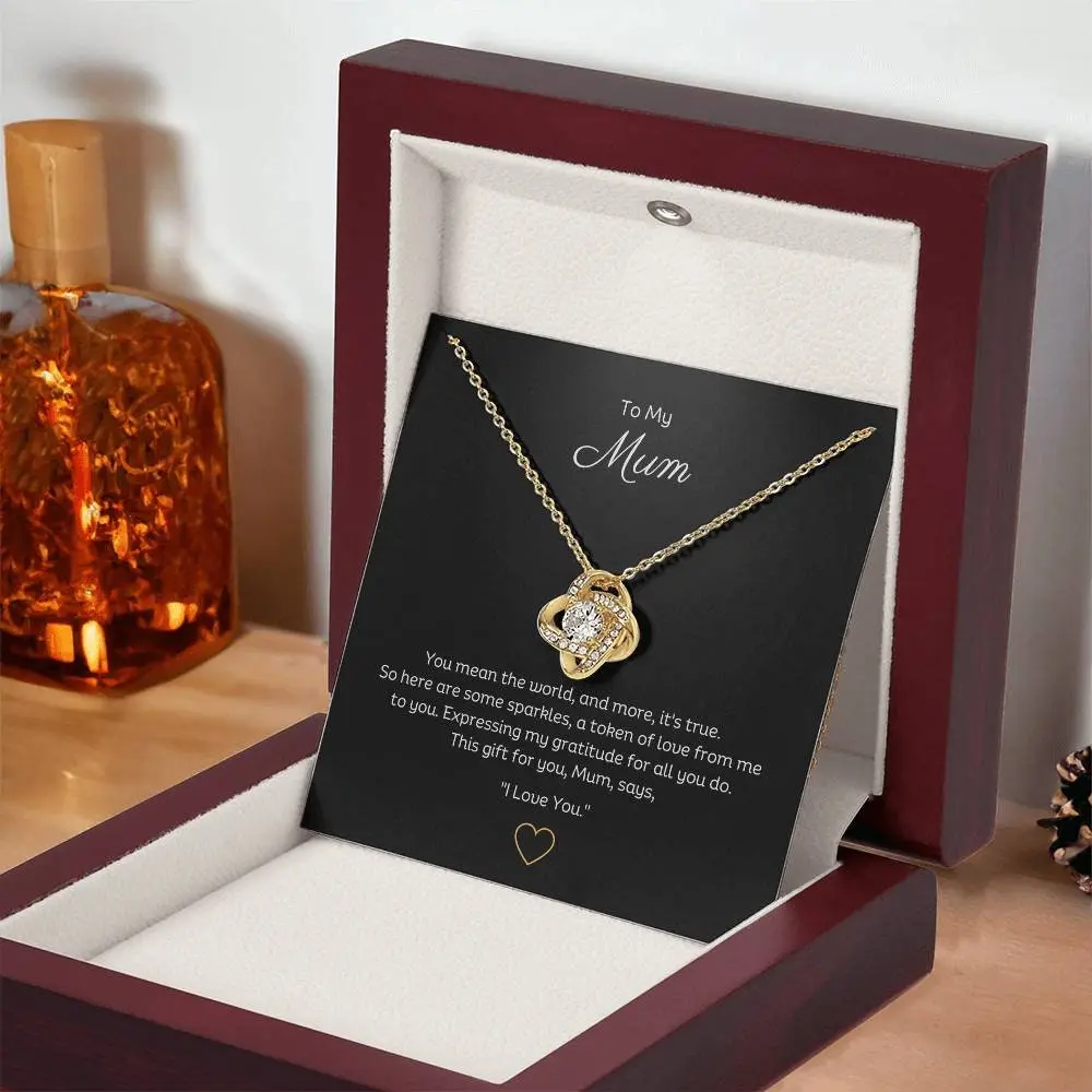 To My Mum Necklace Pendant, Gift For Mum, Christmas Gift, Birthday Gift For Mum Necklace, Gift For Her, Necklace With Gift Box, Cool Couple Gifts, Necklace With Gift Box, Gifts For Christmas Birthday Valentines