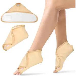 Castor Oil Pack Wrap for Ankle Reusable Feet Brace Adjustable Acrylic Flannel Castor Oil Compress for Women Ankle Support Plantar Fasciitis. Healthcare Cotton