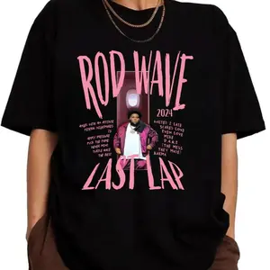 Rod Wave Shirt, Last Lap Tour 2024 T-Shirt Sweatshirt Hoodie, Pink Rod Wave Tee, Womenswear Menswear Top