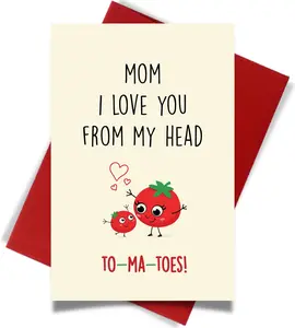 Funny Mothers Day Card for Mom – Happy Mother's Day Card from Daughter or Son ,Mother, Grandma, Stepmom, or Bonus Mom