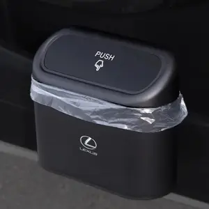 Car Hanging Trash Can Storage Box, Car Organizers, Plastic Molded Square Garbage Bin, Fits Lexus Ct200h, Es250, Es300, Es330, Es350, Gs300, Gs350, Gs400, Gs430, Gs450h, Gs460, Gx460, Gx470, Hs250h, Is200