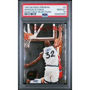 1993-94 Skybox Premium - Shaq Talk Shaquille O'Neal #8 PSA 10 LOW POP!