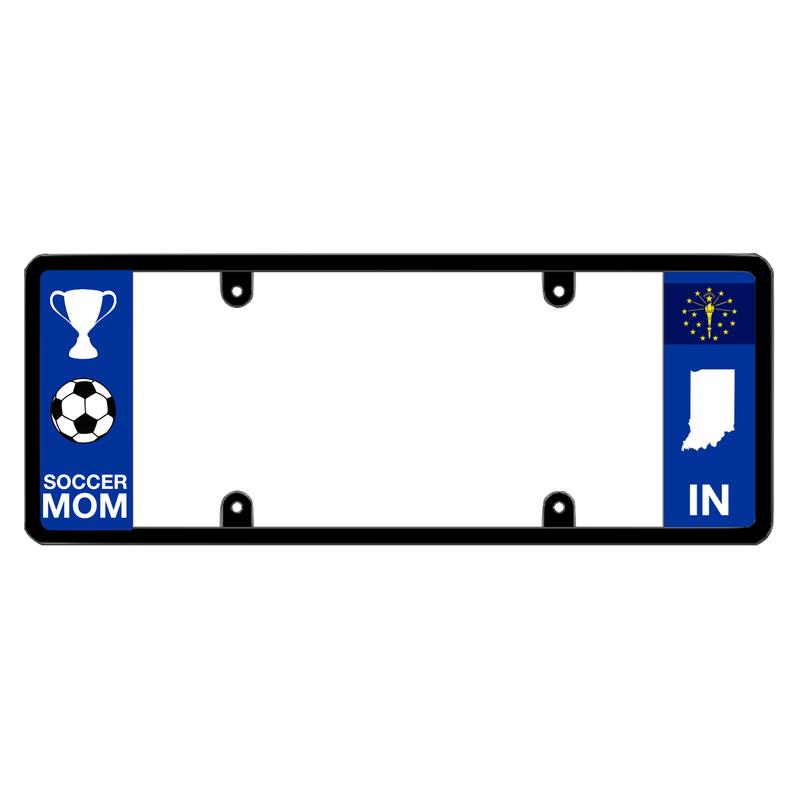 DFS Indiana IN Patented License Plate Frame Holder