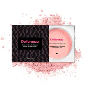 Dollaranza CloudSoft Blurring Setting Powder 24H Oil Control Waterproof Baking Undereye Brightening Lightweight Translucent Loose Powder Makeup Cosmetic