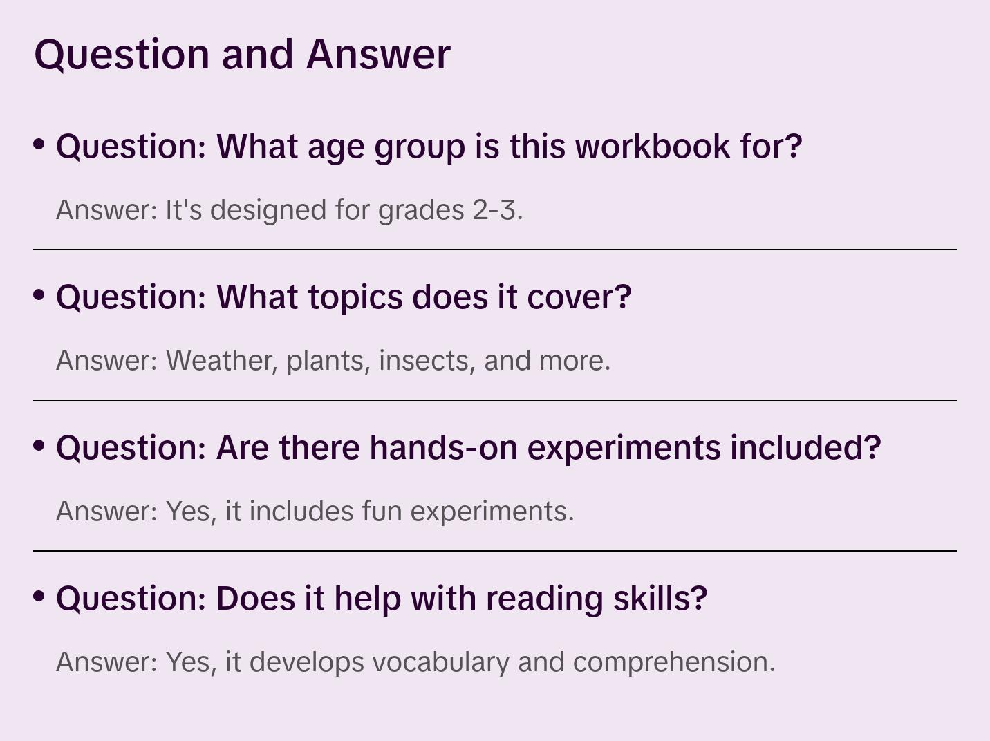 Big Science Grades 2-3 Workbook