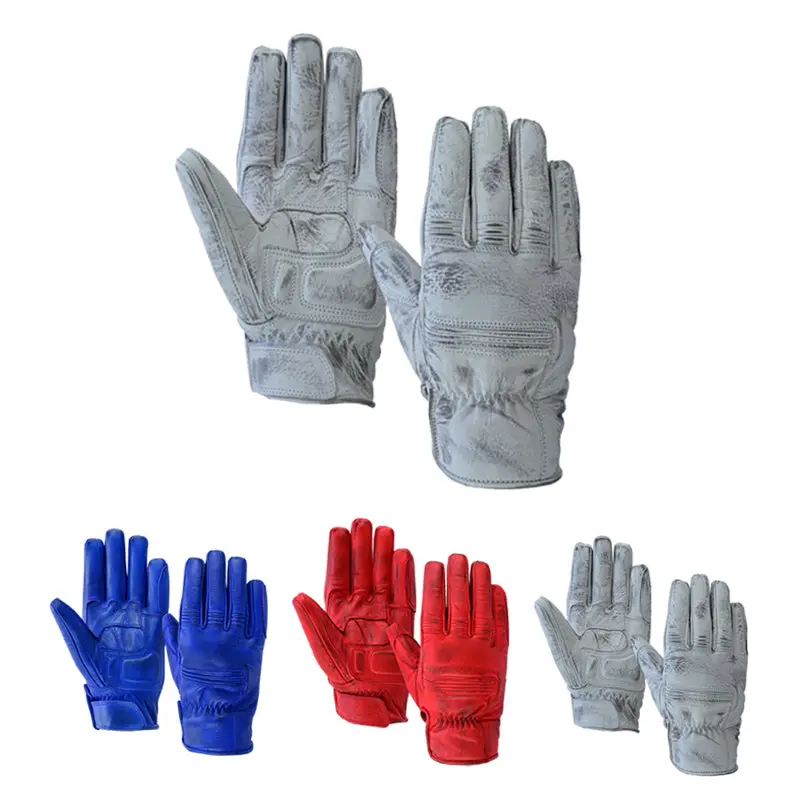 Motorcycle Gloves Racing Leather Riding Biker Gloves