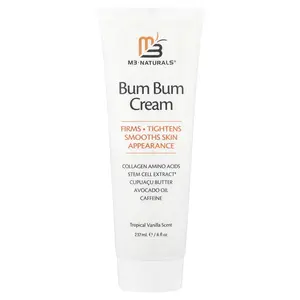 M3 Bum Bum Cream, Tropical Vanilla, 8 fl oz (237 ml)