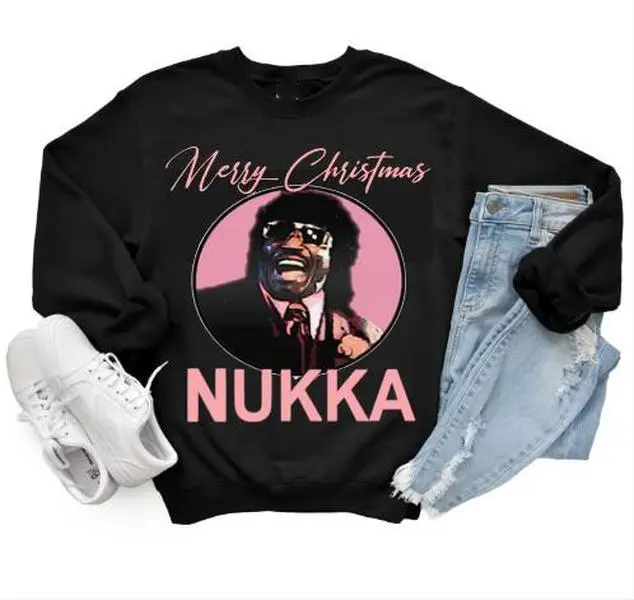 Merry Christmas Nukka Sweatshirt for Men -Sweaters, Pullover Sweatshirt - Womenswear Hoodie Tops Unisex T-shirt Sweatshirt Hoodie