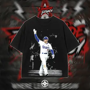 RingsideLegacy – Freddie Freeman #5 Championship Baseball 100% Cotton T-Shirt (Made In US), Elite Hitter Shirt, Playoff Game Day Outfit, Sunday Night Baseball Tee, Gift For Baseball Fans, Sports Graphic Tee