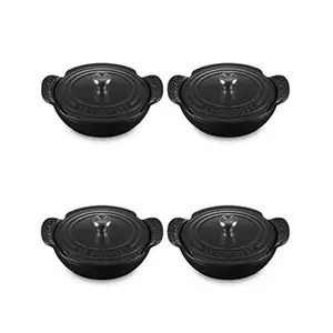 Le Creuset Gourmand Collection Braiser with Lid - Licorice - Set of Four