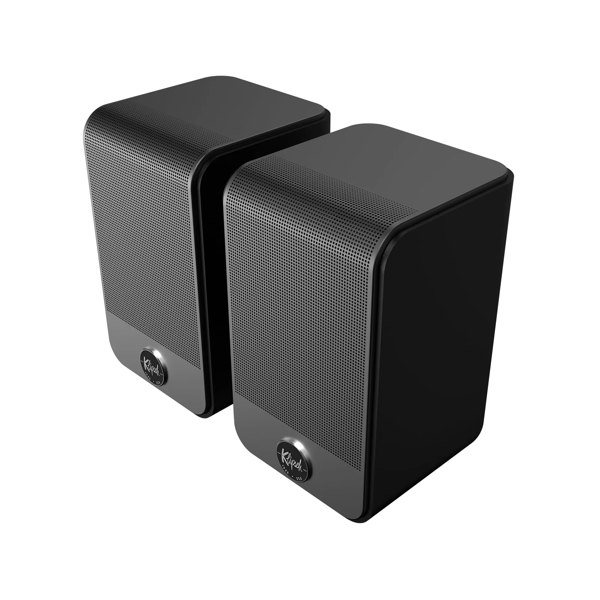 Klipsch Flexus SURR 100 Surround Sound Speakers with Immersive Dolby Atmos Technology, Subwoofer, and LED Lights - Black Audio Equipment