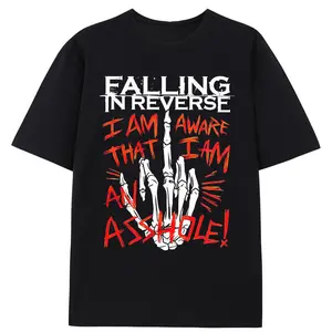 Vintage Retro Falling In Reverse band rock graphic T-Shirt 2 sided , Falling in Reverse Shirt , Rock Band Shirt, Retro Music Tee, Rock Music Lover Shirt, Vintage Band Shirts Casual Comfort Cotton Fabric Fit Top , Top Men's and Women's Clothing .