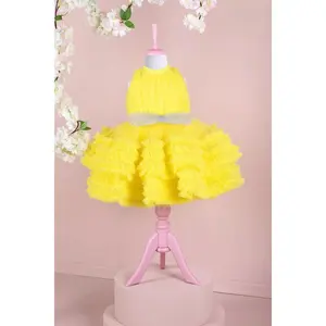 Vanessa Yellow Party Dress