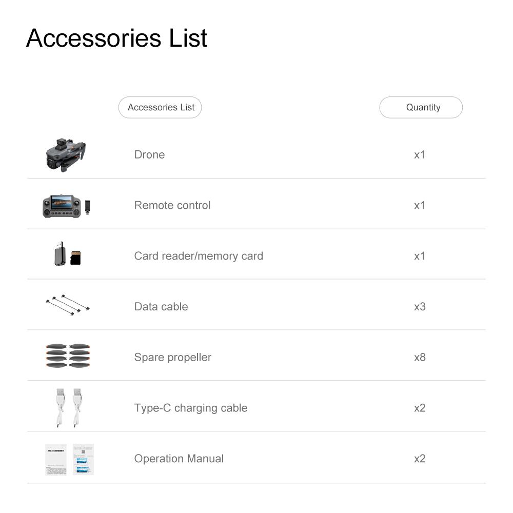 GPS Drone with 8K  Dual Cameras (50fps), 2000m Long Range, Large Screen Remote Controller, Auto Low Power Return, 244g Lightweight Quadcopter, 100m Max Flight Altitude, Lithium-Polymer Battery, 2 Batteries