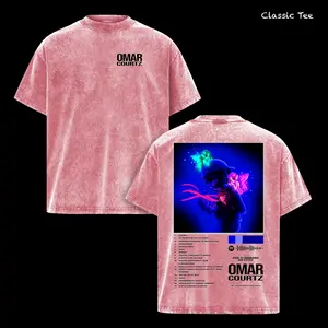 Omar Courtz Shirt – Omar Courtz Vintage Acid Washed Oversized Graphic T Shirt, Latin Trap Album Aesthetic Neon Art Print, Retro Music Collage Streetwear, Soft Heavyweight Cotton Unisex Tee, Gift for Latin Music Fans
