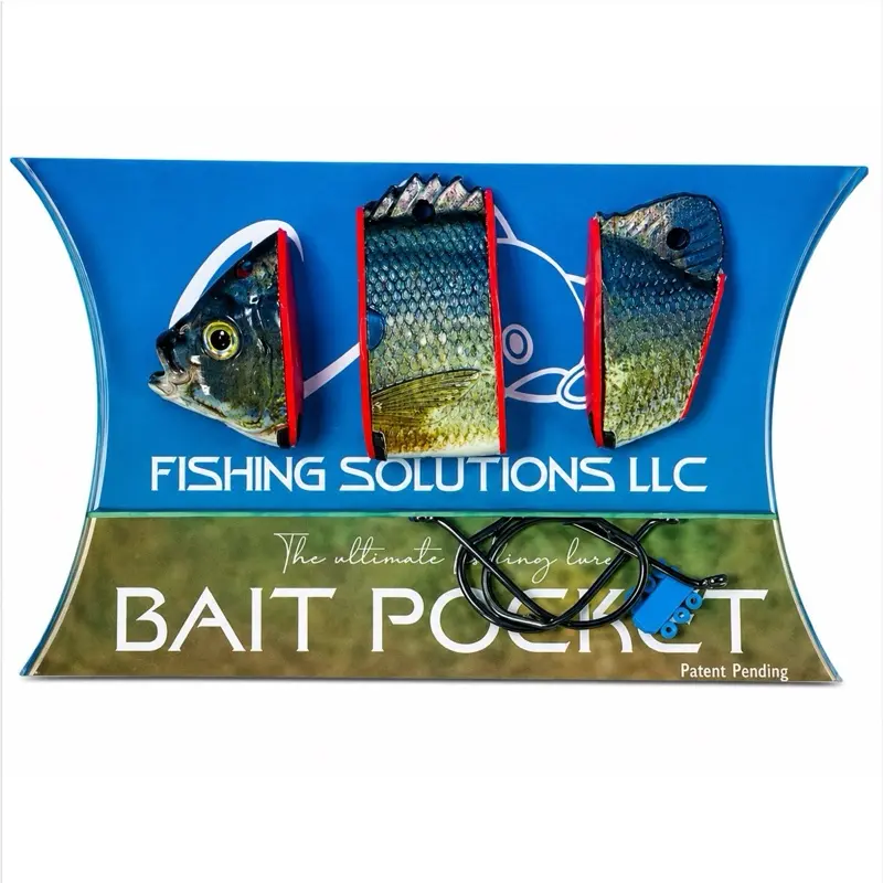 Bait Pocket Fishing Lure - Green Sunfish, Fishing Bait Rigs for Fishing & Outdoor Leisure