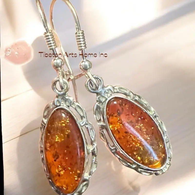 Amber Earrings