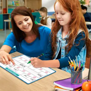 10-Piece Phonemic Awareness Dry Erase Board, 8 "x 12" - Speech and Syllable Mapping Activities for Speech Therapy, Alphabet Phonology, Scientific Reading Instruments, Speech Therapy Tools | Visual Learning Aids | Durable Paper Cards, Phonemic Games